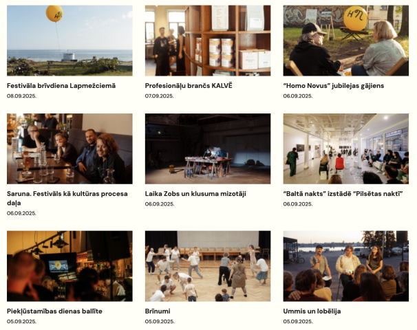 Festivāls "Homo Novus"